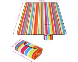 Detex Picknickkleed - Waterdicht 195x 150 cm - Multicolor