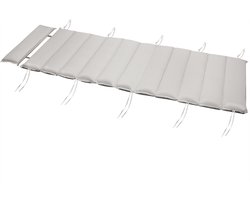 Detex Tuinkussen - Weerbestendig Polyester 177x58x7cm - Crème