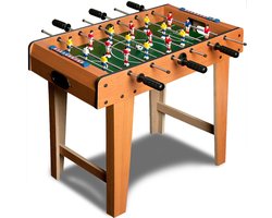 Deuba Voetbaltafel voor Kinderen - 69x62x37 cm - Incl. Ballen - Bruin