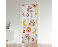 Deur Gordijn - Kamer Divider Gordijn - Privacy Creëren - 3D Print Ontwerp - 86 x 203 cm - Multicolor