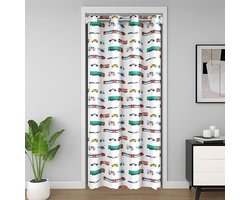 Deur Gordijn - Privacy Gordijn Kamerverdeler - Kamer Decoratie - 30-50% Lichtblokkering - 150x203 cm - Multicolor