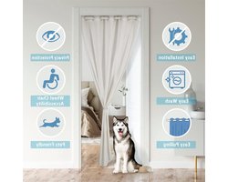 Deur Gordijn - Privacy Scherm - Ruimte Verdelen - Gedrukt Ontwerp - 86 x 203 cm - Multicolor