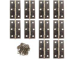 Deur Hinge - Kast Scharnier - Meubels Vernieuwen - Kogellager Ontwerp - 6.5cm Antiek Brons
