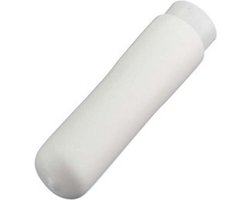 Deurbuffer 100 x 26 mm - deurstopper - wit - rubber - schroefbevestiging