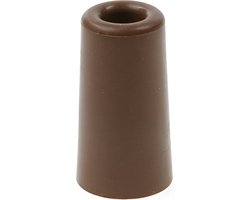 Deurbuffer / deurstopper - bruin - rubber - 75 x 40 mm - deurstop