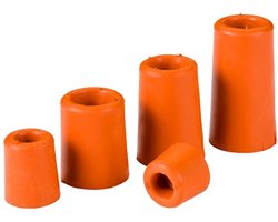 Deurbuffer rubber rood 35mm