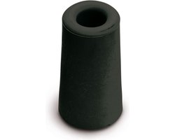Deurbuffer rubber zwart Ø39x59mm