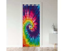 Deurgordijn - Privacy gordijn Kamerverdeler - Ruimtes scheiden - 30-50% lichtblokkering - 86 x 203 cm - Multicolor