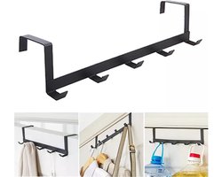 Deurkapstok | Kapstok | Deurhaak | Deurhanger | Deur kapstok hangend | Ophanghaak | Ophangrek | 5 haken