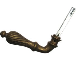 Deurklink klassiek, messing, historische kruk