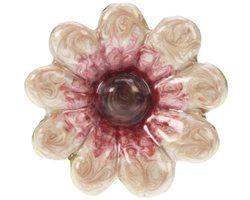 Deurknop Bloem – Roze/Goudkleur – Ø4,5×6 cm – Elegant & Decoratief