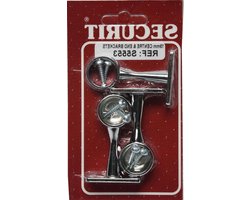 Deurknoppen Set - Kastknoppen - Meubels Vernieuwen - Verchroomd Metaal - 19 mm - Chroom