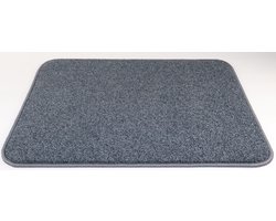 Deurmat - Candy - grijs - antraciet - 60x90cm