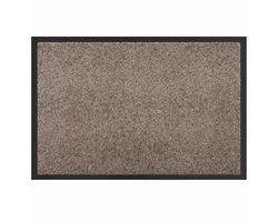 Deurmat | Droogloopmat Beige 60 x 40 x 1.2 cm Teddy Stof