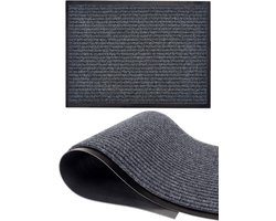 Deurmat - Droogloopmat - Schoonloopmat - Voor binnen en buiten - 60 x 40cm - Anti slip - Zwart - Luft - Vloermat - Doormat