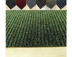 Deurmat - Entree mat vloerkleed - Huis schoonhouden - Extra sterk Needlefelt materiaal - 150 x 200 cm - groen
