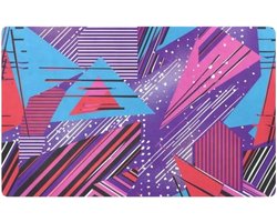 Deurmat - Entree mat vloerkleed - Vloer schoonhouden - Anti-slip achterkant - 81 x 50 cm - Rood en blauw