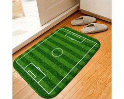 Deurmat - Entree Tapijt - Huis Schoon Houden - Antislip Rubberen Achterkant - 50x80 cm - Groen