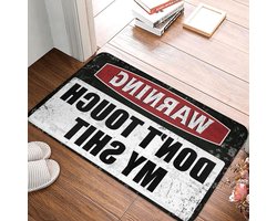 Deurmat Grappig - Entree Tapijt - Voorkom Vuile Vloeren - Antislip Rubber - 40 x 60 cm - Meerdere Kleuren
