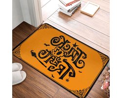 Deurmat Halloween - Entree mat Vloerkleed - Voorkomen Vuil - Antislip Rubberen Onderkant - 65x90CM - Meerdere Kleuren