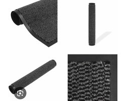 Deurmat / Schoon-droogloopmat - 120x180 cm - Antraciet