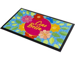 deurmat - schoonloopmat - droogloopmat - ciao bella - 45 x 75 cm