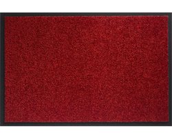 Deurmat schoonloopmat Twister 40 x 60 cm Rood