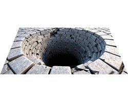 Deurmat - Vloerkleed Entree - Decoratie Verfraaien - 3D Gat Illusie - 60 x 40 cm - Meerdere Kleuren