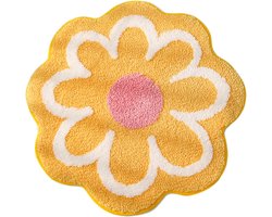 Deurmat - vloermat - deurmat binnen - deurmatten - deurmatten voor binnen - deurmatten voor binnen - deurmatten binnen - droogloopmatten - droogloopmatten binnen - 60*60cm - geel