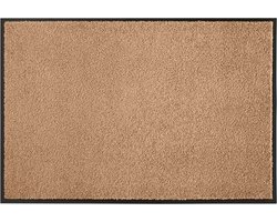 Deurmat Wash & Clean Wasbaar 30°C - karamel 60x90 cm