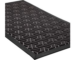 Deurmatten Grijs Binnen & Outdoor Rubber Antislip Mat voor Voordeur Mat Buiten 45 X 75cm Entree Waterdichte Tapijten Vuil Debris Modder Trapper Tapijt voor Entryway Lage Entry Tapijten