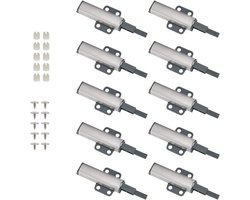 Deuropener - Meubel - Set van 10 - Magnetische grendels - Kledingkast sluiting - Laden - Geschikt voor IKEA BESTA kast - Push to open - Deurvangers - Duw om deur te openen