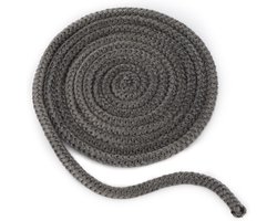 Deurpakking voor Kachel - 12mm x 2.5m Hittebestendige Fiberglas Pakkingsdraad - Haardafdichting voor Schouw Houtkachel - Grijze Kleur