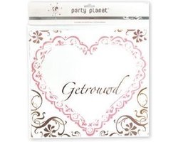 Deurschild Getrouwd - 12,5 - 25 - 30 - 40 - 50 Jaar