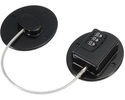 Deurslot 3 Digit - Fridge Lock voor Keukenapparatuur - Sterke Hechting - Zwart 75 x 62 mm