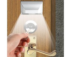 Deurslot verlichting automatische sensor - verlichting - bewegingssensor - sleutelgat - LED - goud