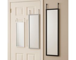 Deurspiegel - Hangspiegel Frame - Kamer Decoratie - Eenvoudige Montage - 35x95cm - Bruin