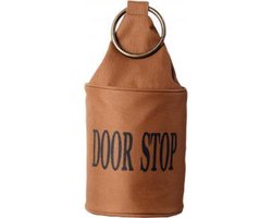 Deurstopper bruin met ring 2,3 KG gevuld met steentjes