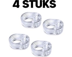 Deurstopper - Deurbuffer - Deurklink bescherming - Deurhendel - Equantu