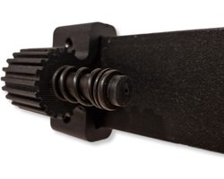 Deurstopper met veer - Schuifdeurbeslag