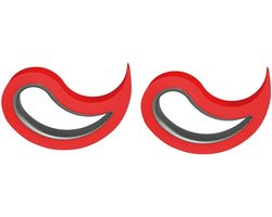 DEURSTOPPER STOPPY ROOD (PER 2 STUKS)