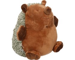 Deurstoppers bruin/grijze egel van pluce 20 cm - Deurstopper/deurwiggen