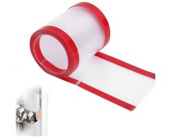 Deurvingerbescherming - Deurklem Beveiliging voor kinderen - Klembescherming - Deurbescherming - Deurklembeschermers - Vingerklembescherming Voor Kinderen - Veiligheidsbescherming Voor Deuren - Transparant 120 X 10 CM - Vingerklem Bescherming