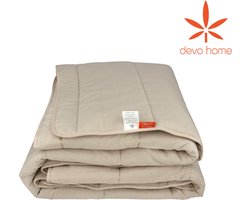 DevoHome Dekbed van Hennepbont 200x215 cm - Winter Sleep - Hennep bont en Coton - Hennepvezel - Extra warm Winterdekbed - tweepersoon - Bedwieg - Biologisch & ecologisch - Hypoallergeen