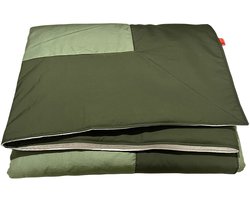 DevoHome Forest Hennep Dekbed Bedsprei - Hennepvezel en Cotton - All in One Dekbed zonder overtrek - Anti Allergie Dekbed - Anti-Huisstofmijt - Ademend - Wasbaar - Gekleurd dekbed Groen 215x200 cm