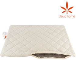 DevoHome Hennep Kussensloop 40x60 cm - Kussenhoes - Hemp Pillowcase - Anti allergeen - Huidverzorging - Katoen en Hennep