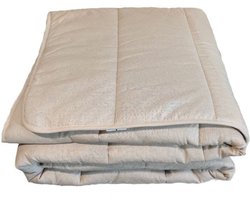 DevoHome Hennep Zomerdekbed - Hennepvezel en Cotton - Dekbed zonder overtrek - Anti Allergie Dekbed - Anti-Huisstofmijt - Ademend - Wasbaar - Zomerdekbed 140x205 cm