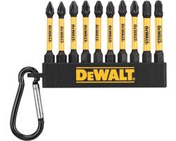 DeWalt FLEXTORQ Serie - Impact Bits Set - 57mm - PZ1/PZ2/PZ3 - 10 Stuks