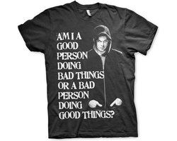 Dexter Heren Tshirt -XXL- Bad Person Doing Good Things Zwart