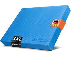 DH FitLife Premium Balanskussen – Ideaal voor Evenwichts- en Stabiliteitstraining, Yoga, Pilates, Core-training en Fysiotherapie (Blauw, XXL)